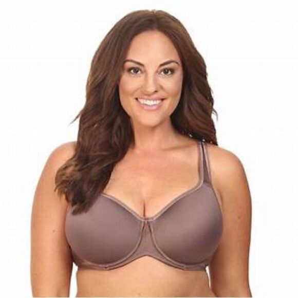 Wacoal- Basic Beauty Underwire Spacer T-shirt Bra in a mocha brown 85329,  40G - Picture 10 of 10
